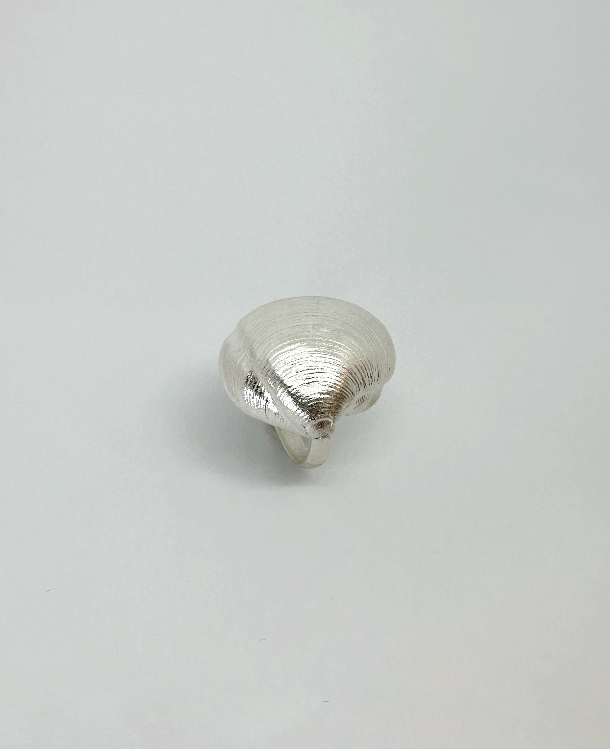 Anillo Sirea Grande, con forma de concha, plata 925
