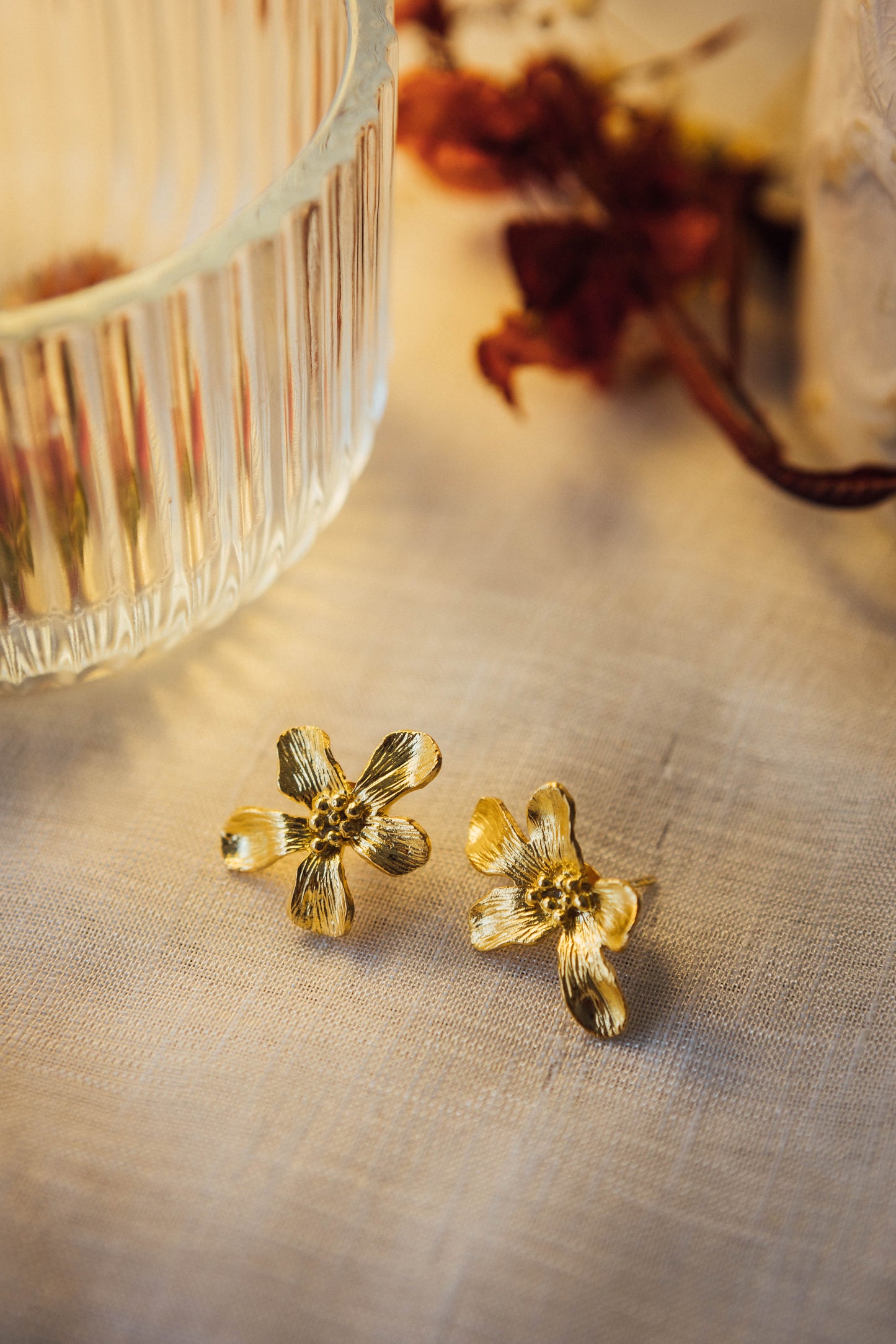 Pendientes Flores