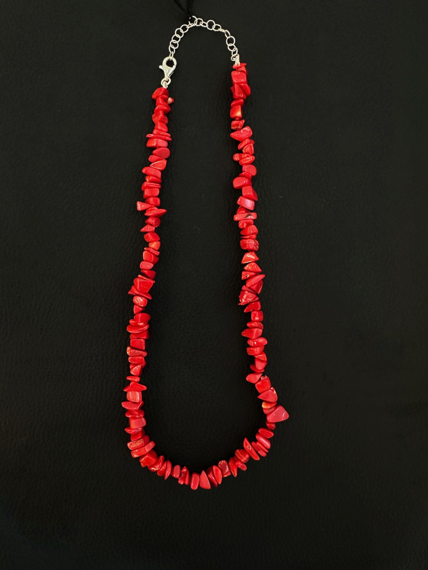 Collar coral Rojo