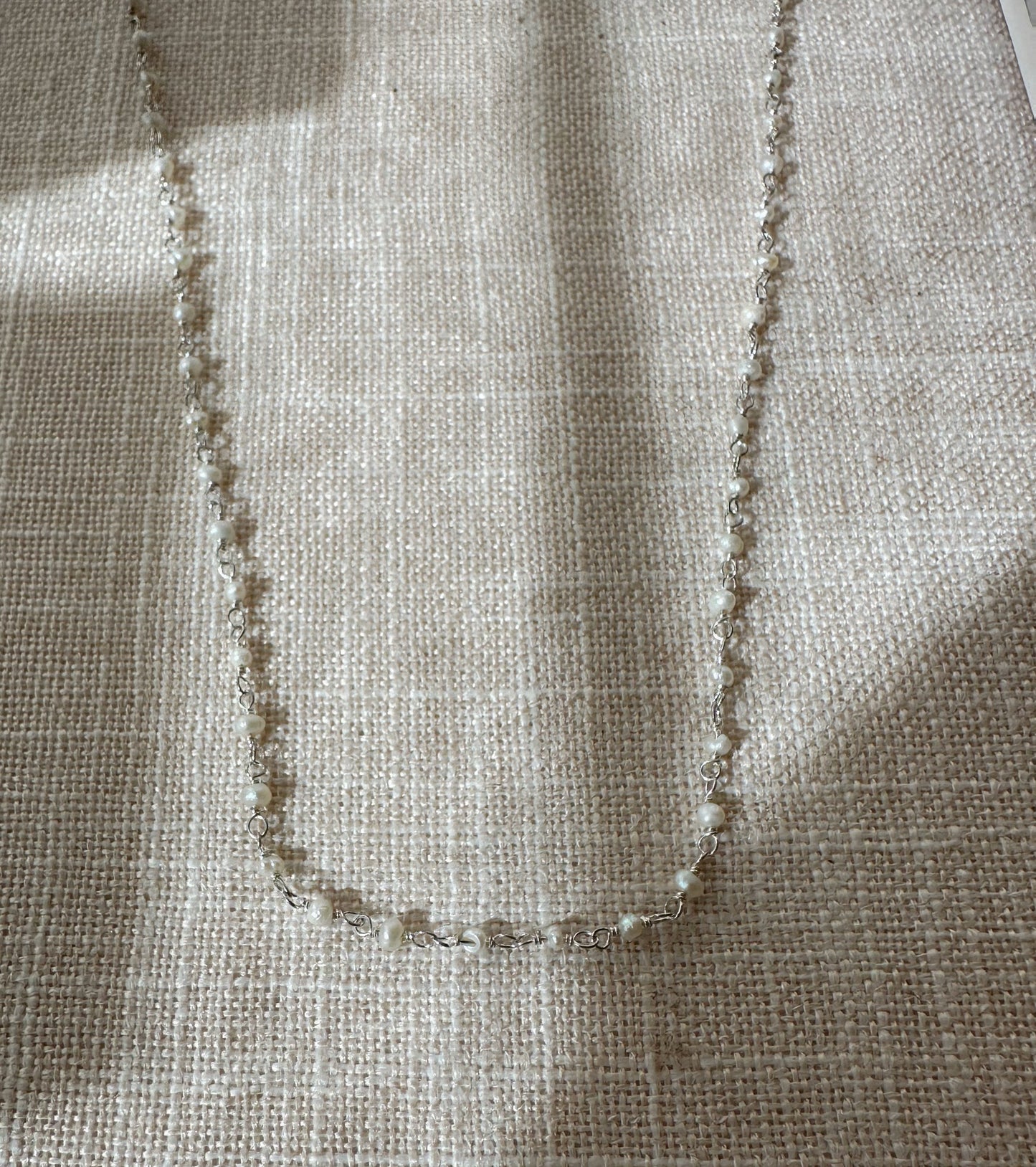 Cadena Mini Perlas