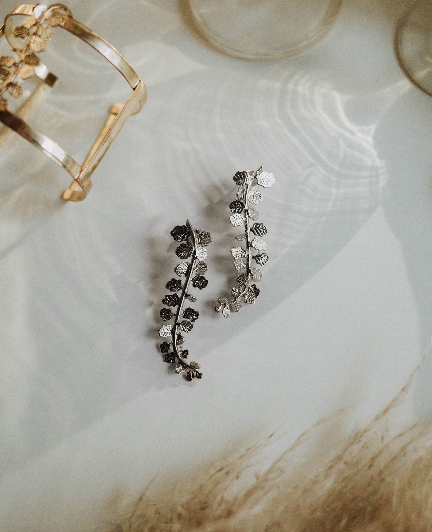 Pendientes Rama - Plata