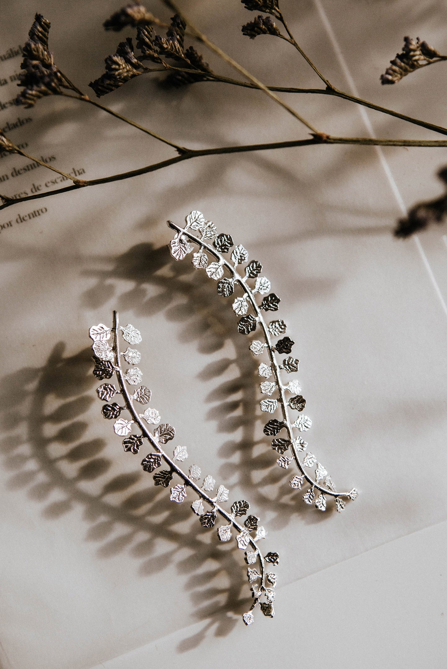 Pendientes Rama XL - Plata