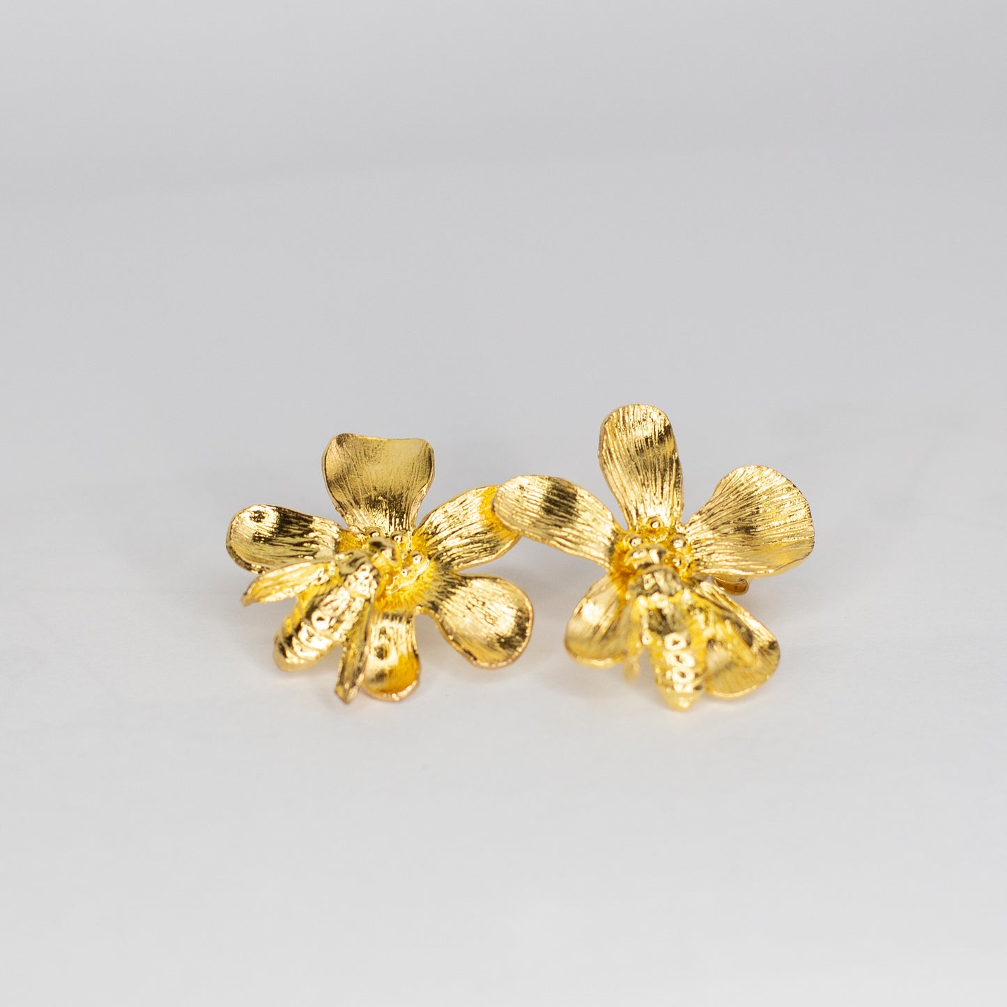 Pendientes Flores y Abejas